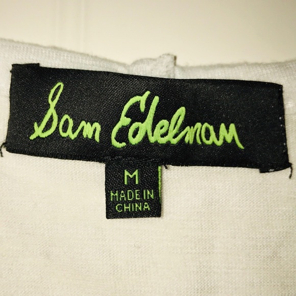 Sam Edelman - Embroidered Racerback Tank Top - Picture 7 of 7